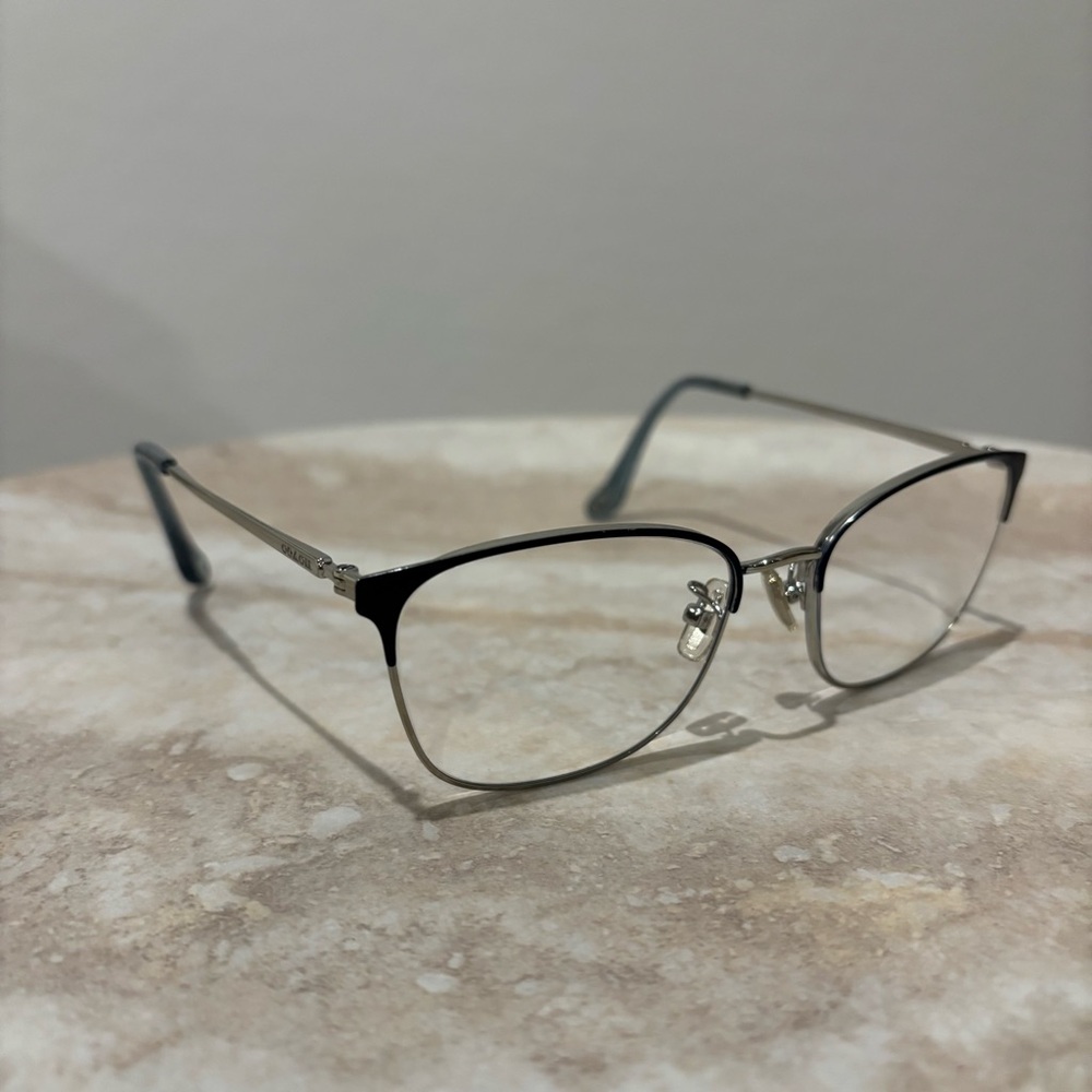 Coach HC5135 metal rounded squared half rimmed women’s eyeglasses - Picture 1 of 10